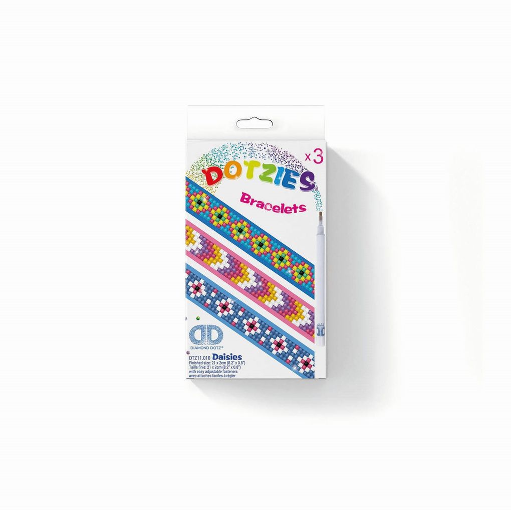 Diamond Dotz - Dotzies - Diamond Painting Armbänder Retro Blau