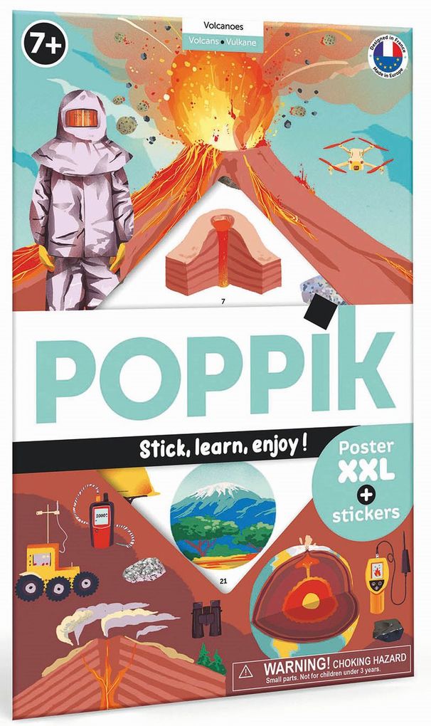 Poppik - Lernposter Vulkane