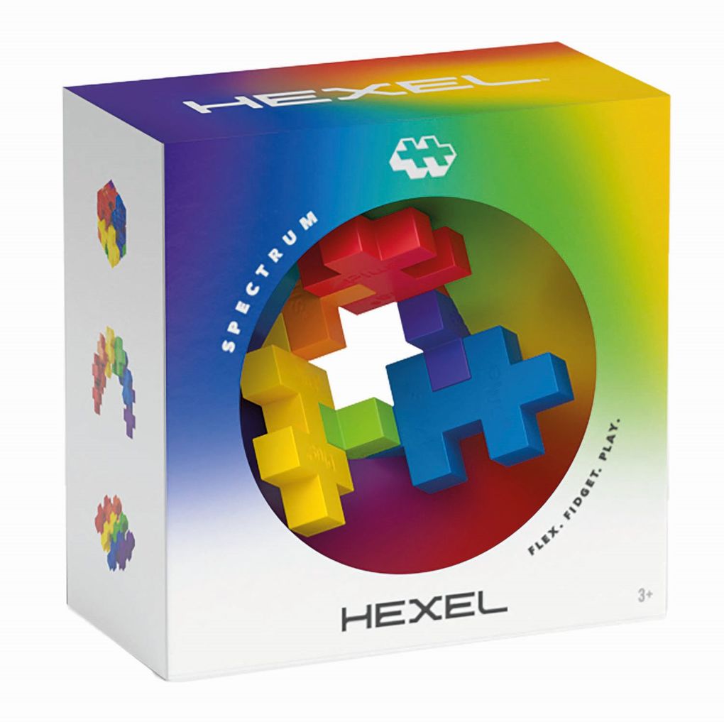 Plus-Plus - Hexel Flex Bausteine bunt
