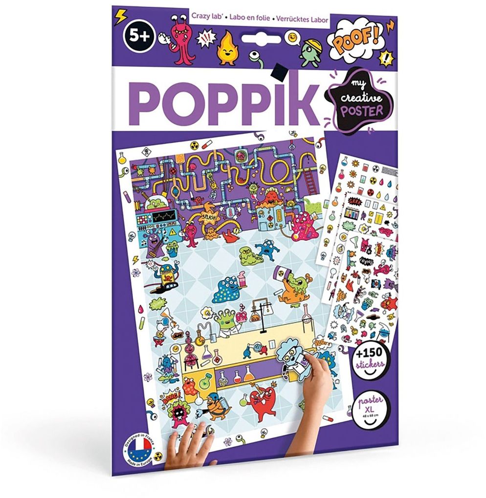 Poppik - Kreativposter Verrückte Labor
