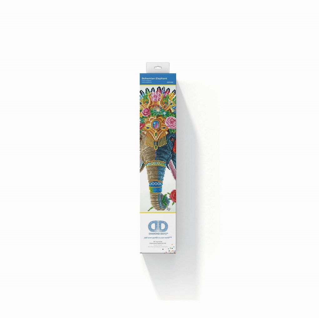 Diamond Dotz - Diamond Painting Bohemian Elefant