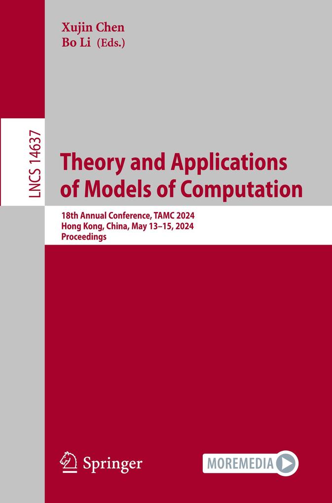 Theory and Applications of Models of Computation