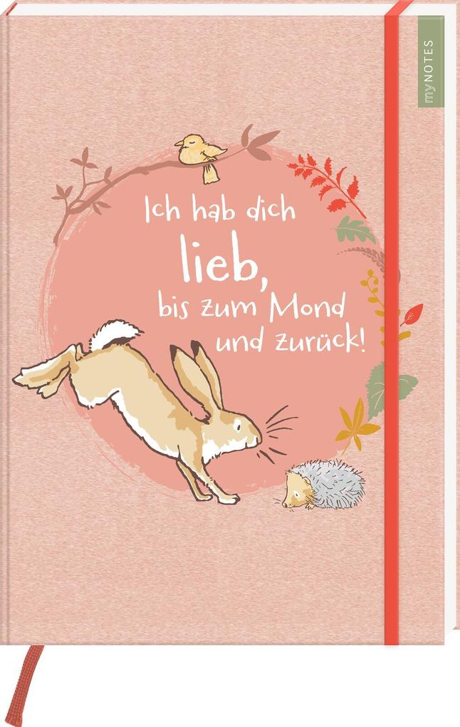 myNOTES Papeterie: Weißt du eigentlich wie lieb ich dich hab? Notizbuch A4