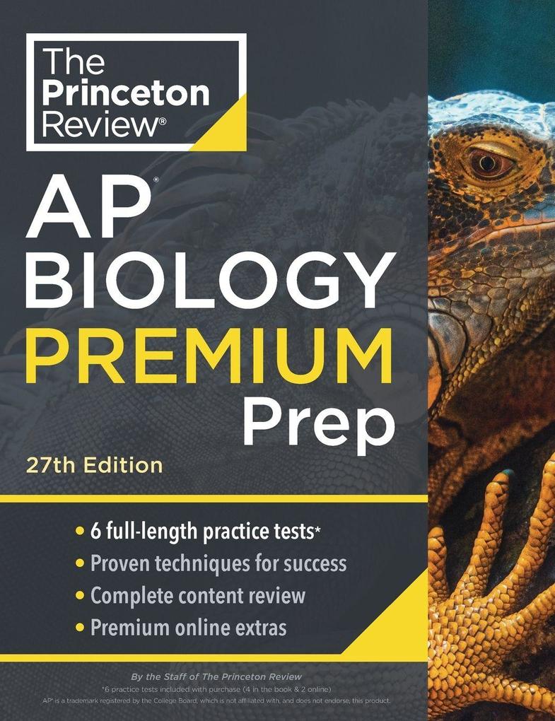 Princeton Review AP Biology Premium Prep 27th Edition