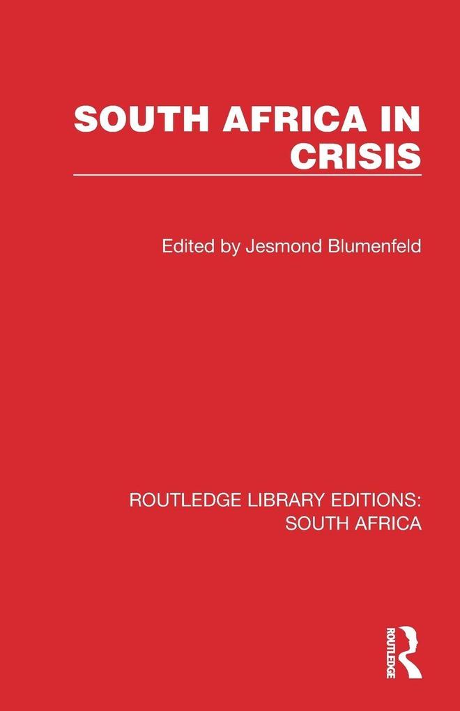 South Africa in Crisis