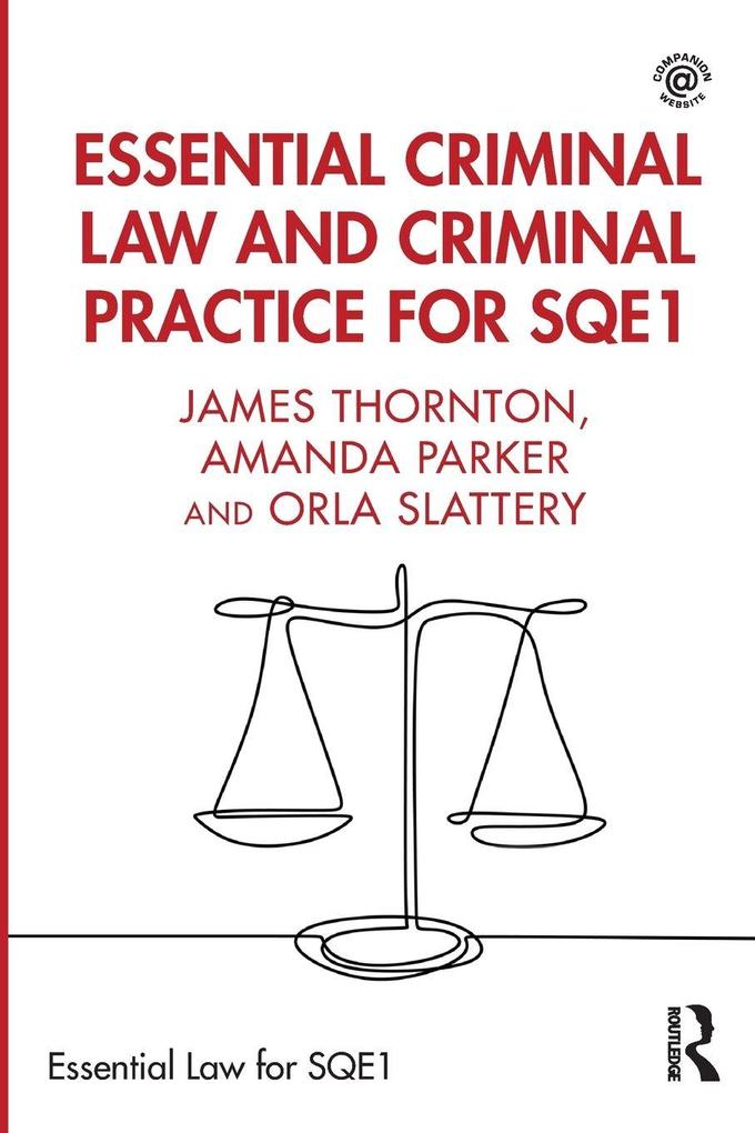 Essential Criminal Law and Criminal Practice for SQE1