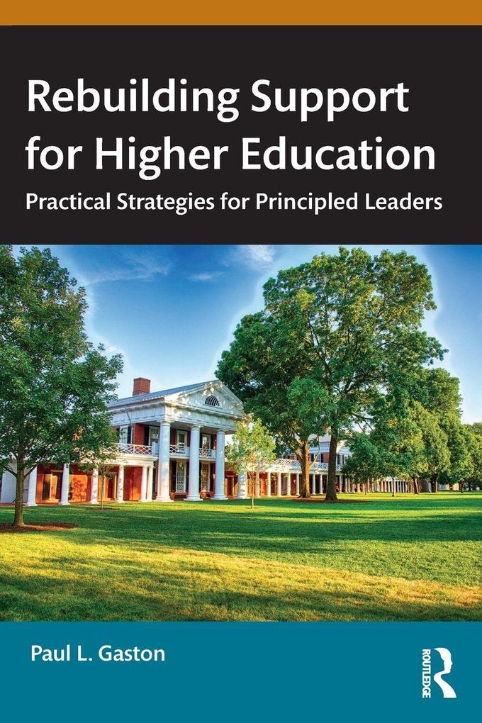Rebuilding Support for Higher Education
