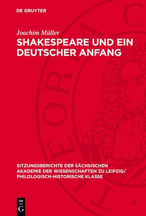 Shakespeare und ein deutscher Anfang