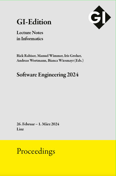 GI Edition Proceedings Band 343 Software Engineering 2024