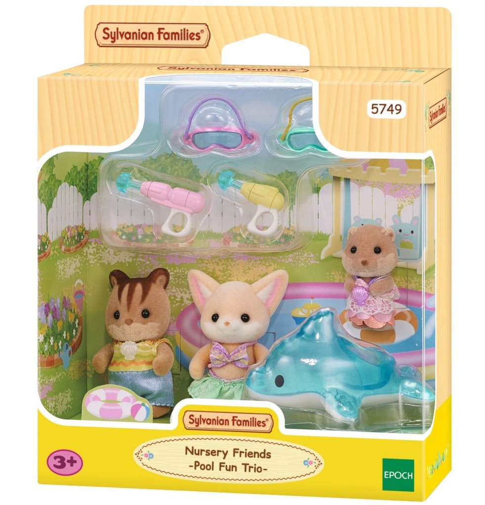 Sylvanian Families - Erlebniskindergarten Freunde Poolspaß