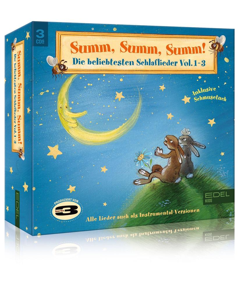 Schlaflieder-BoxVol. 1-3 inkl. Schmusetuch