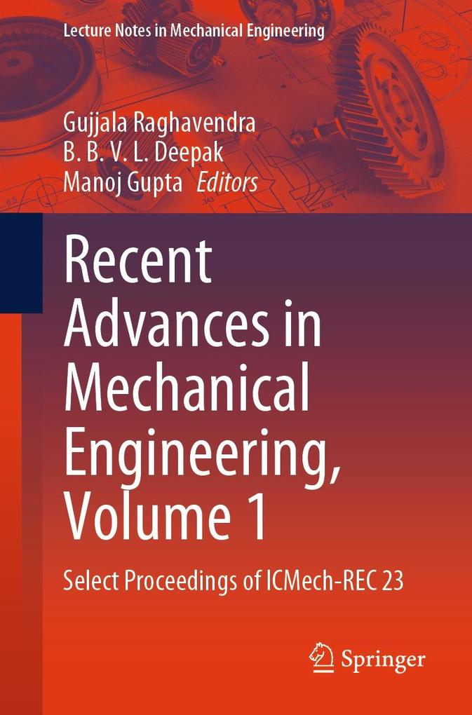 Recent Advances in Mechanical Engineering Volume 1