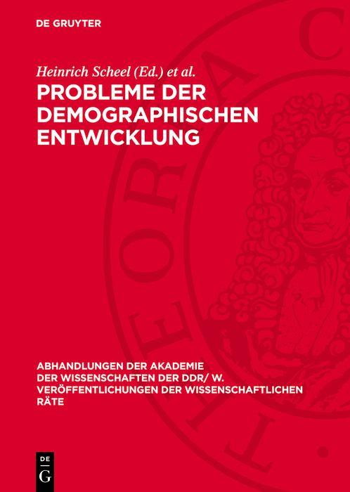 Probleme der demographischen Entwicklung