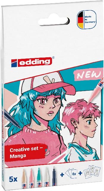 Edding Acrylmarker Creative Manga 5er Set