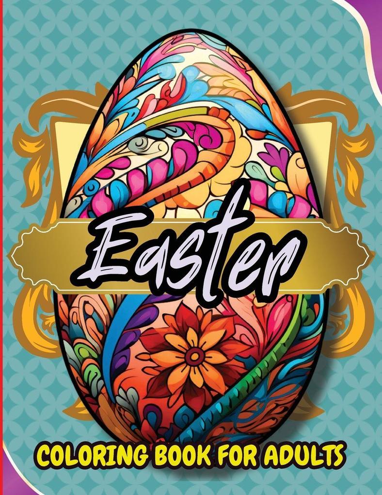 Easter Coloring Book For Adults