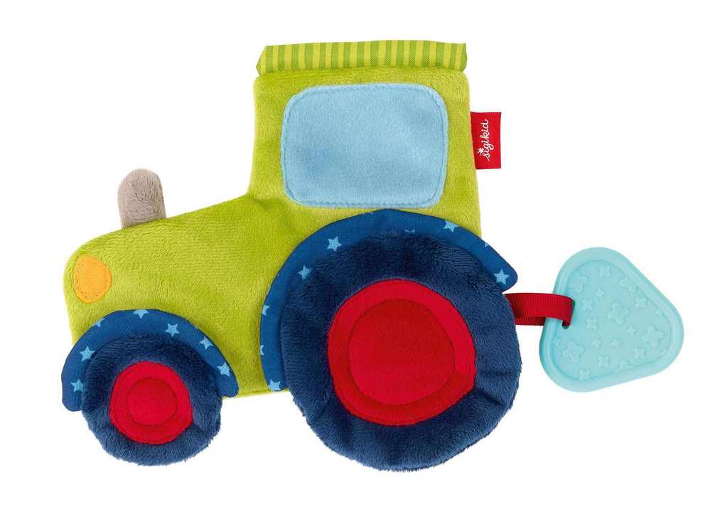 sigikid 42301 - Knistertuch Traktor Kinderbunt