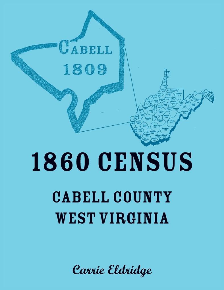1860 Cabell County West Virginia Census