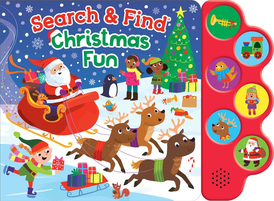 Search & Find Christmas Fun (6-Button Sound Book)
