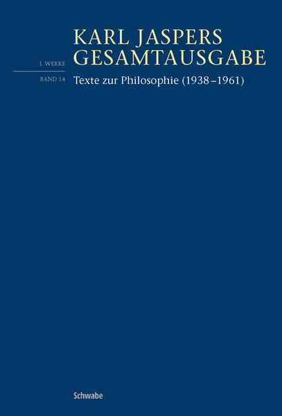 Texte zur Philosophie (1938-1961)