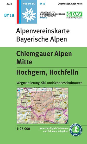 Chiemgauer Alpen Mitte Hochgern Hochfelln