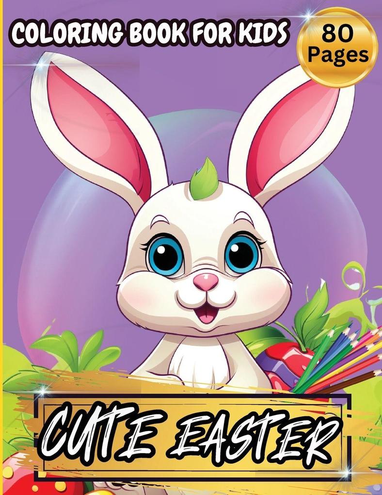Cute Easter Coloring Book For Kids