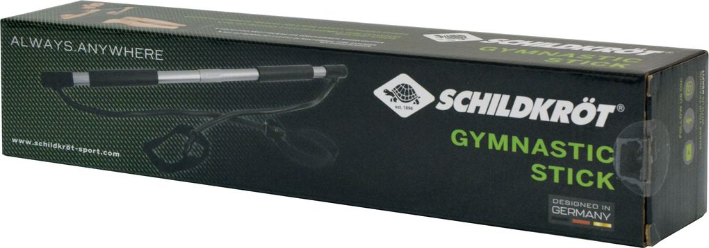 Barre de gymnastique Schildkrot Fitness Noir et Argent
