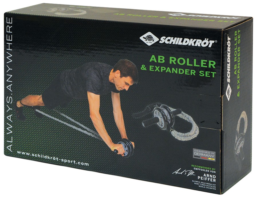 Schildkröt Fitness - AB Roller & Expander Set