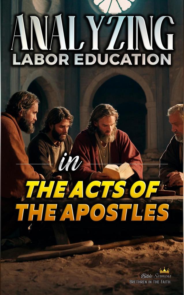 Analyzing Labor Education in the Acts of the Apostles (The Education of Labor in the Bible #26)