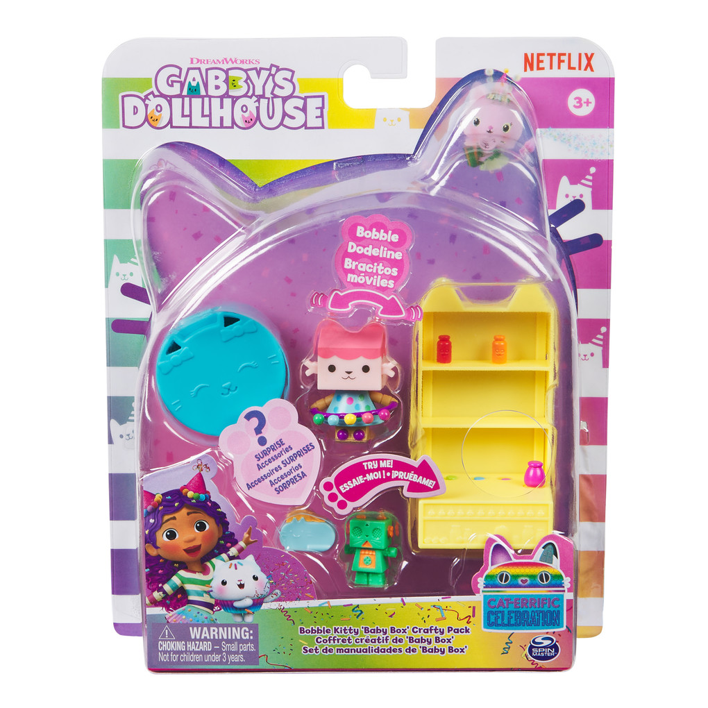Spin Master - Gabbys Dollhouse - Bobble Kitty Furniture - Baby Box