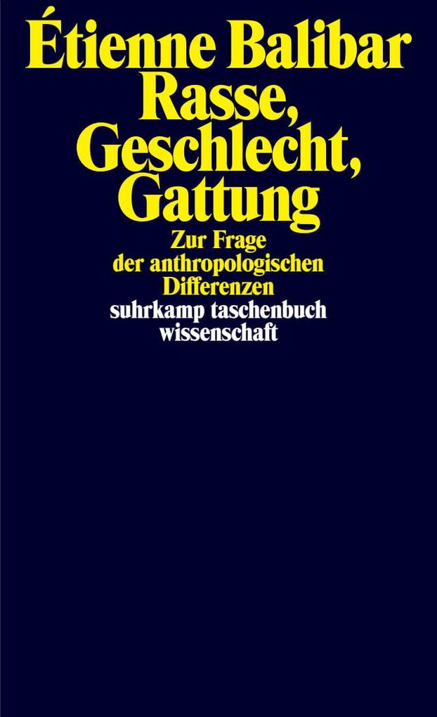Rasse Geschlecht Gattung