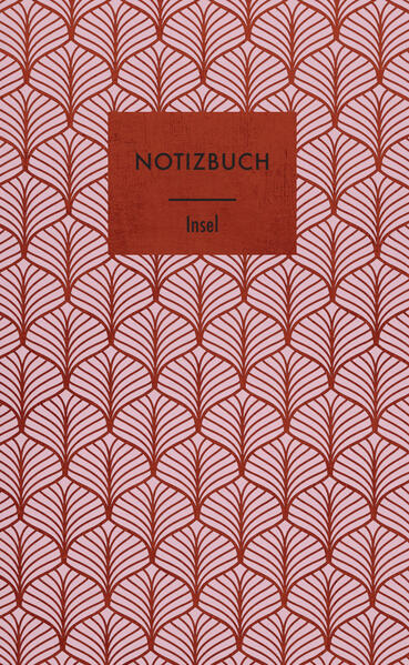 Notizbuch 'Art déco rostrot'