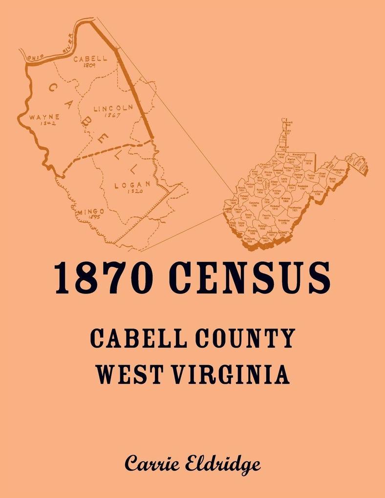 1870 Census Cabell County West Virginia