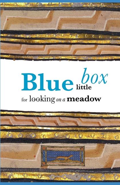 Blue little box for looking on a meadow