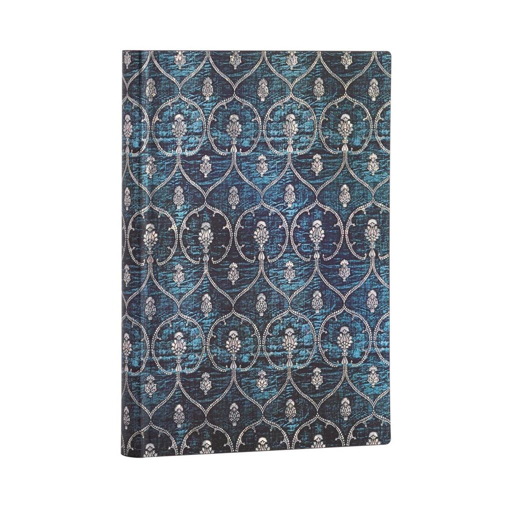 Softcover Notizbuch Samtblau Midi Liniert
