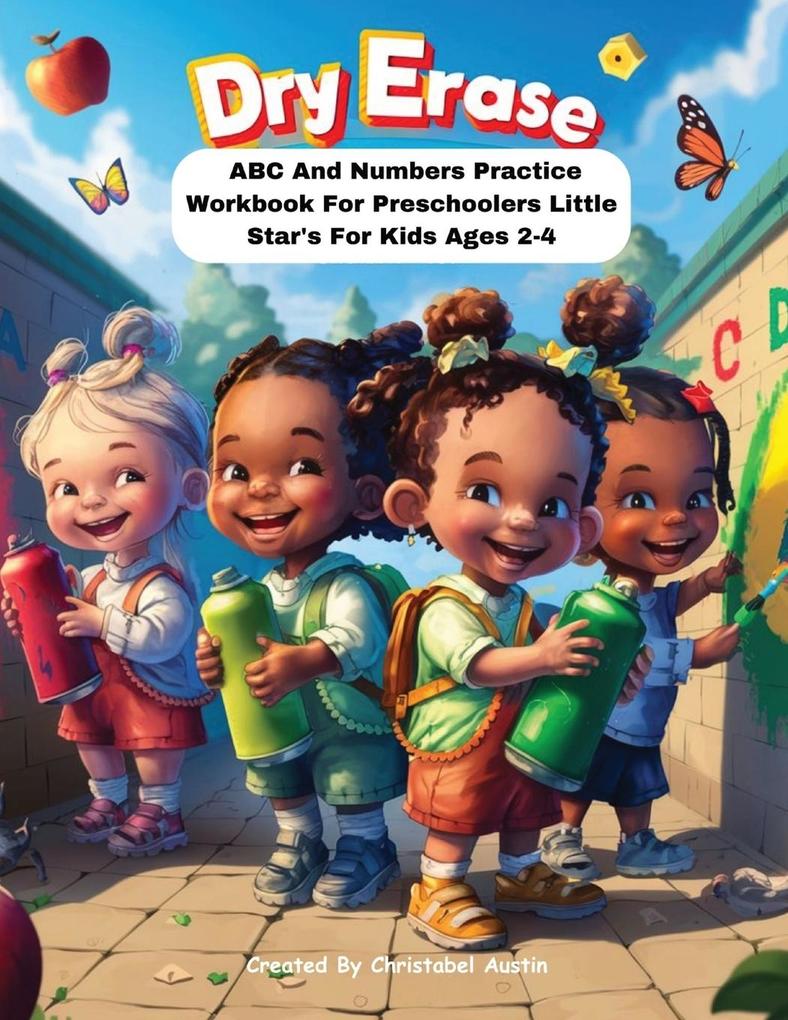 Dry Erase ABC And Numbers Practice Workbook For Preschoolers Little Star‘s