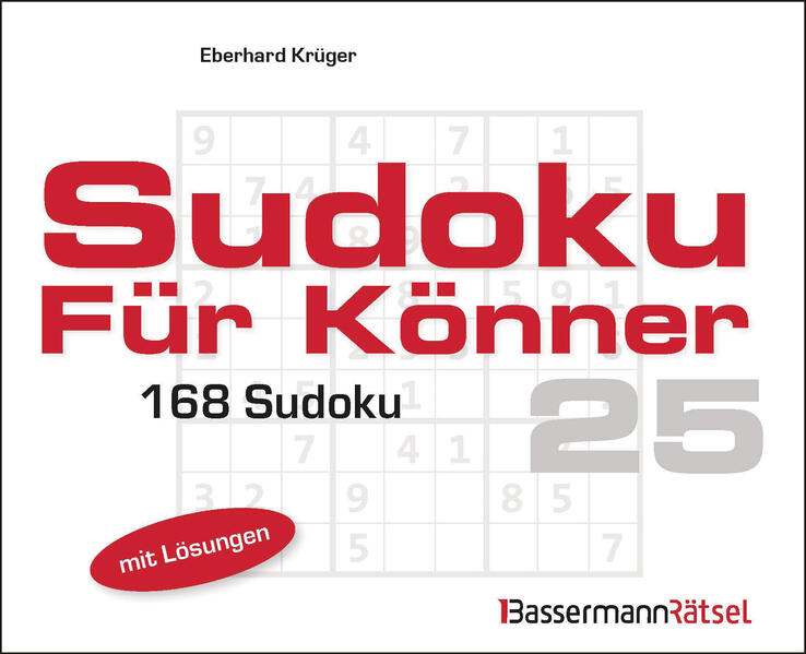 Sudoku für Könner 25 (5 Exemplare à 299 EUR)