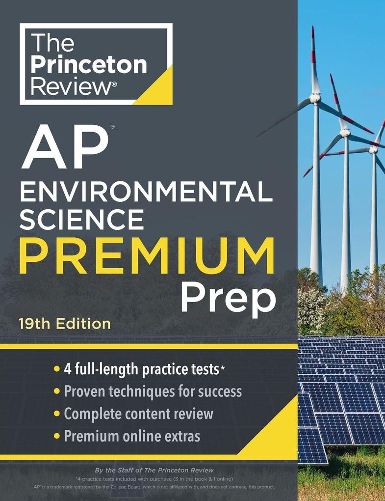 Princeton Review AP Environmental Science Premium Prep 19th Edition