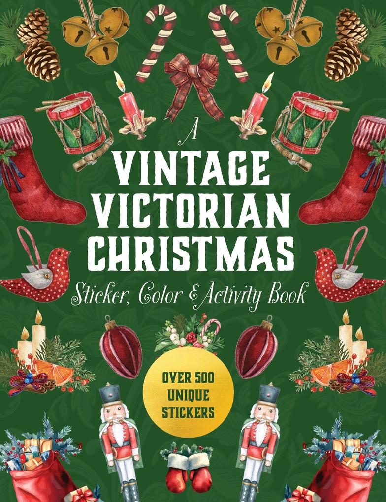 Quarto A Vintage Victorian Christmas Sticker Color & Activity Book