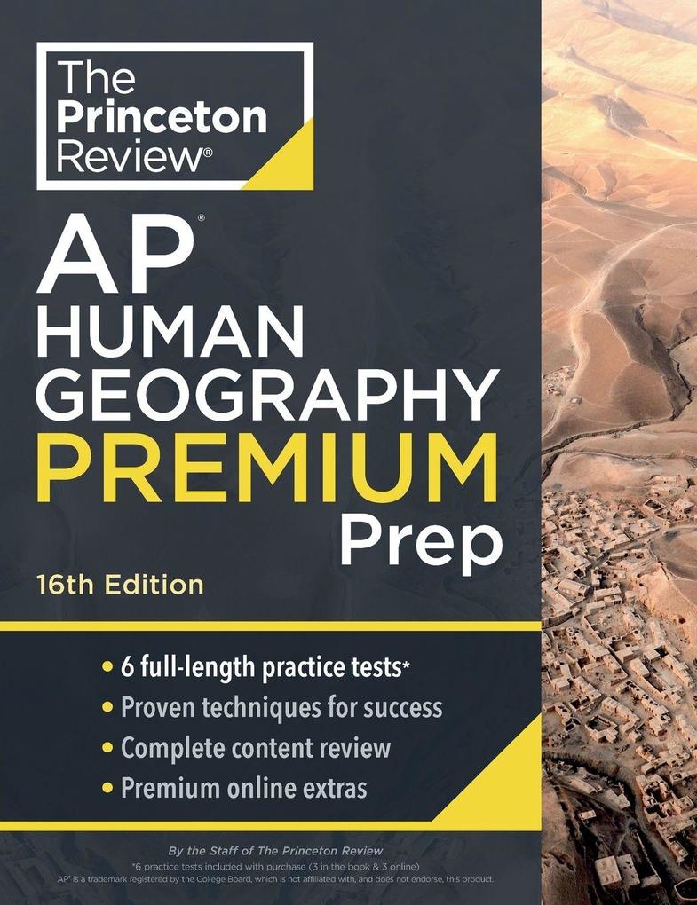 Princeton Review AP Human Geography Premium Prep 16th Edition