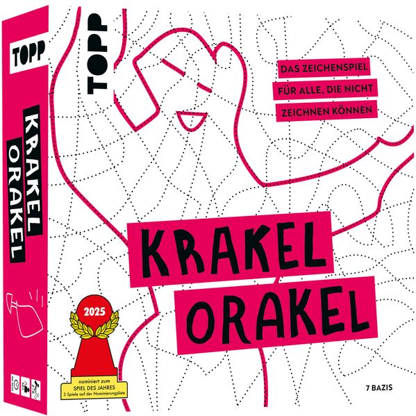 Krakel-Orakel - Das Zeichenspiel für alle die nicht zeichnen können. Nominiert zum Spiel des Jahres 2025