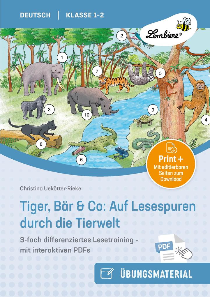 Tiger Bär & Co: Auf Lesespuren durch die Tierwelt