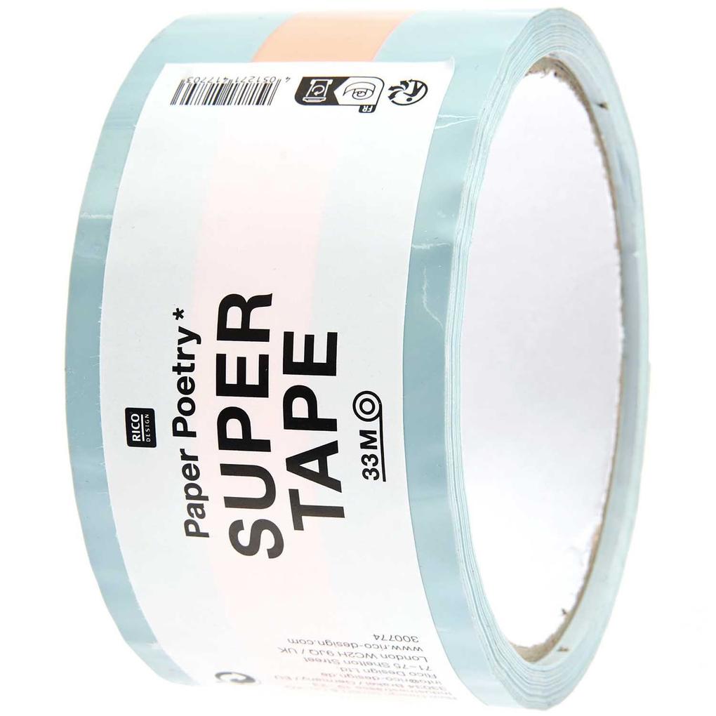 Paketklebeband Hellblau / Neonorange, 5 cm x 32 m | Deutsch | 2024 - Image 3