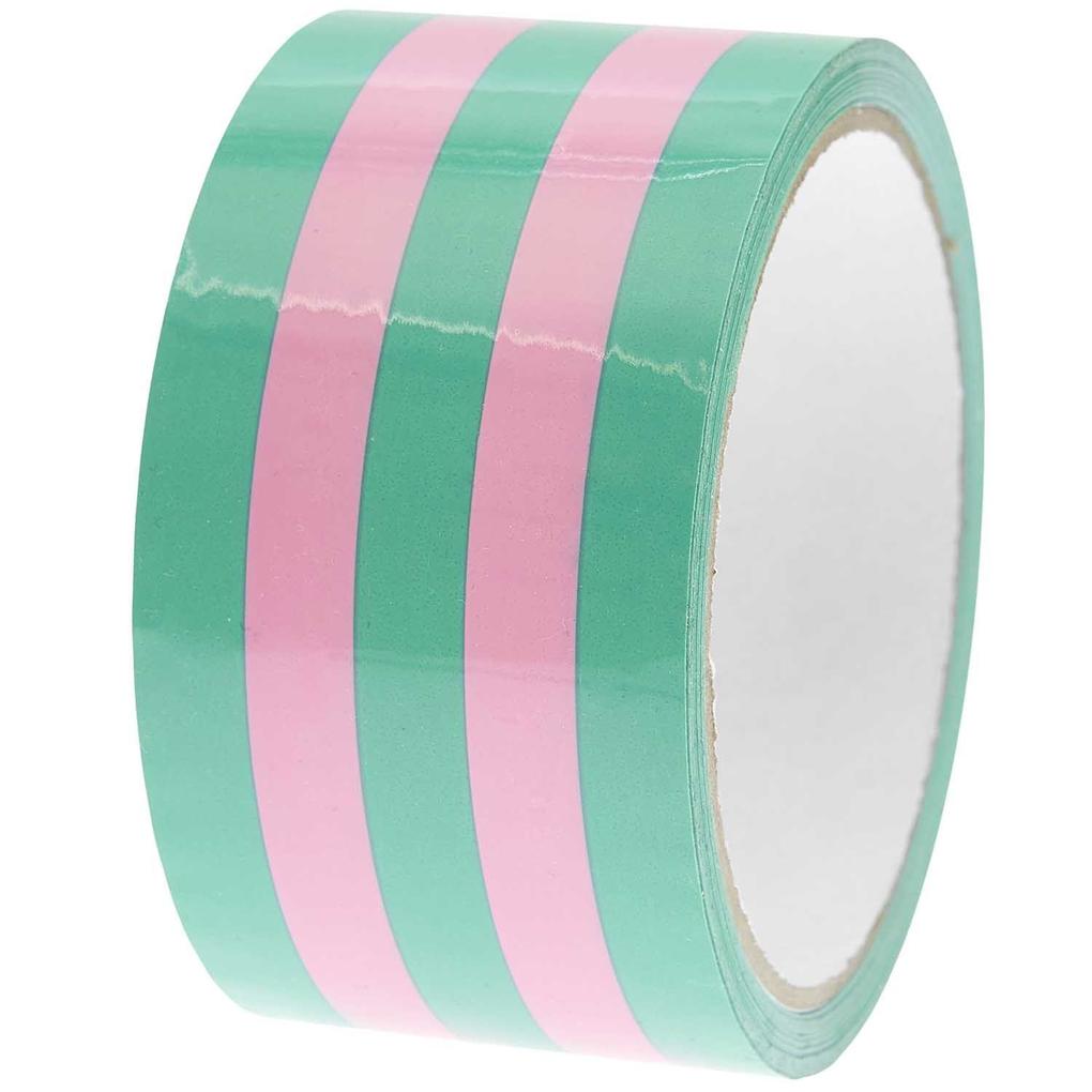 Paketklebeband Rosa / Grün 5 cm x 32 m