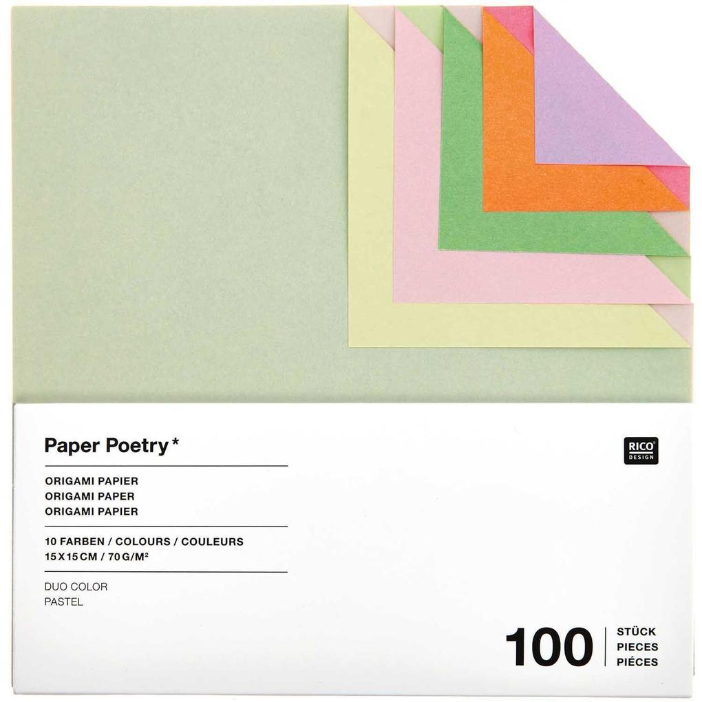 Origami Duo Color Pastel FSC MIX 15 x 15 cm 100 Blatt