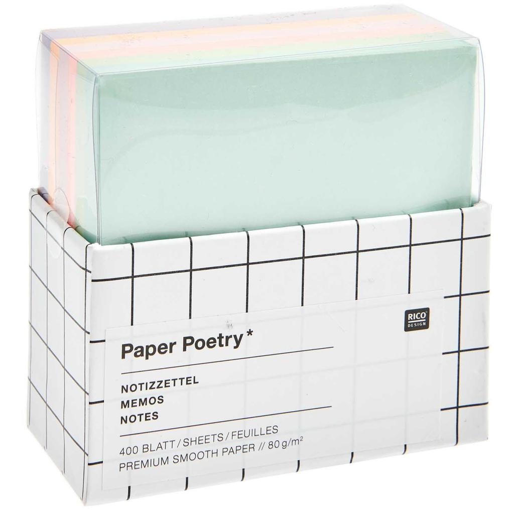 Notizzettel-Box Multicolor FSC MIX 400 Blatt 9 x 9 cm