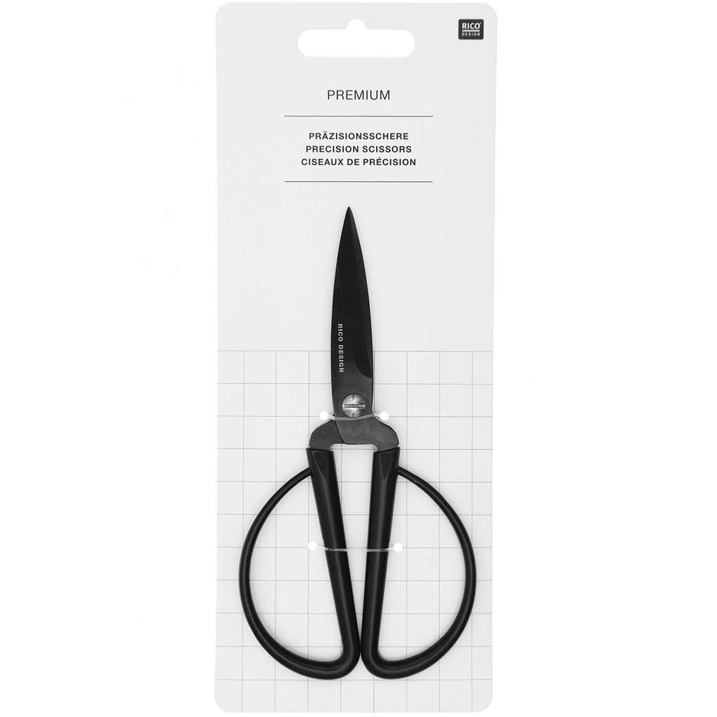 Bastelschere Schwarz 14 cm / 55'