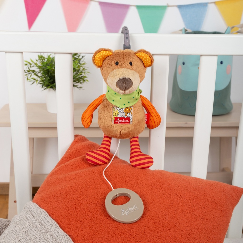 sigikid 40357 - Spieluhr Bär Kinderbunt