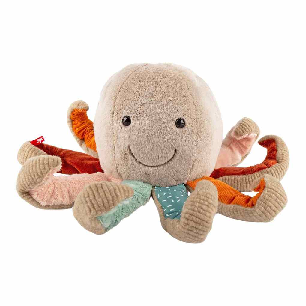 sigikid 43232 - Krake Patchwork Sweety Yellow