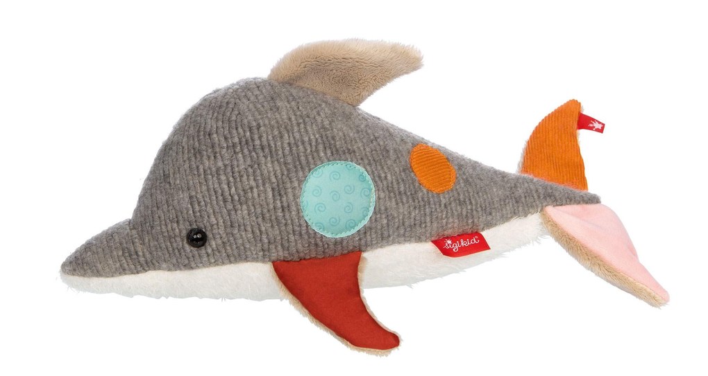 sigikid 43221 - Delfin Patchwork Sweety Yellow
