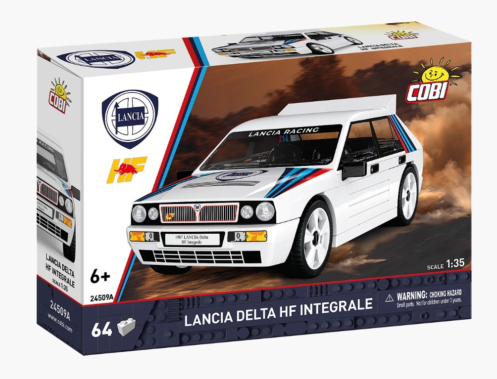 COBI 24509 - Lancia Delta HF Integrale Maßstab 1:35 Bausatz 63 Klemmbausteine